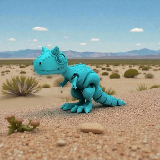 Carnotaurus Silk Sapphire Forest - Side