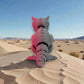 Carnotaurus Silk Smokey Wine - Back
