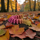 Centipede Silk Pink Yellow - Back