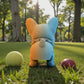 Chibi Frenchie Silk Tropical Sunset - Back