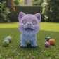 Chibi Husky Silk Rainbow - Front