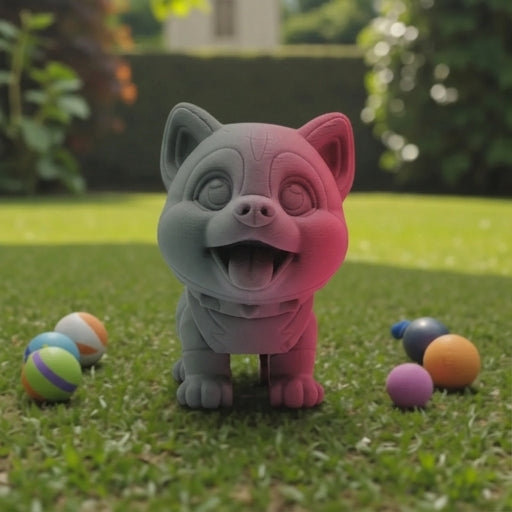 Chibi Husky Silk Smokey Wine - Front