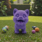 Chibi Husky Silk Starling Purple - Front