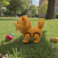 Chibi Husky Silk Tropical Sunset - Side