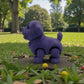 Chibi Rottweiler Silk Midnight Purple - Side