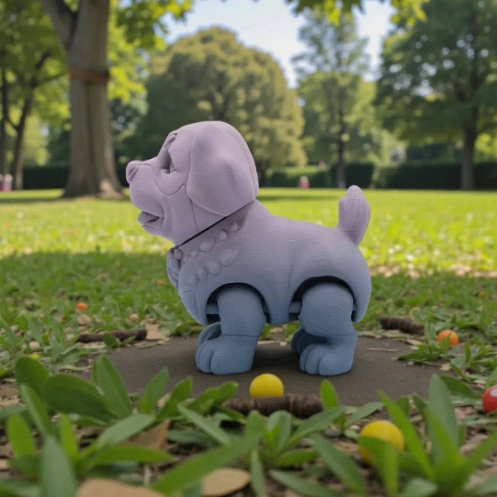 Chibi Rottweiler Silk Rainbow - Side