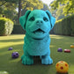 Chibi Rottweiler Silk Sapphire Forest - Front