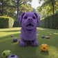 Chibi Rottweiler Silk Starling Purple - Front