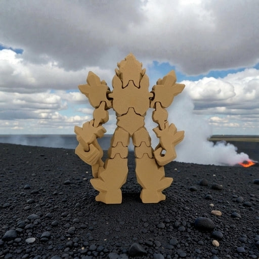 Crystal Warrior Wood - Back