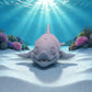 Cute Dolphin Silk Rainbow - Front