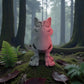 Cute Fox Silk Smokey Wine - Front