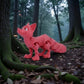 Cute Fox Silk Smokey Wine - Side