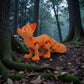 Cute Fox Silk Tropical Sunset - Side