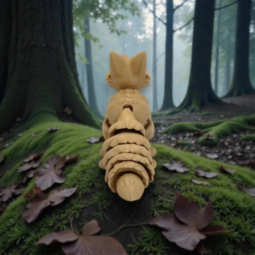 Cute Fox Wood - Back