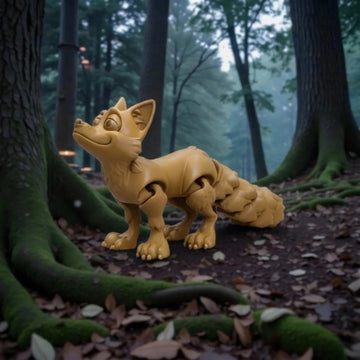 Cute Fox Wood - Side
