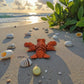 Cute Lobster Silk Red Copper - Back
