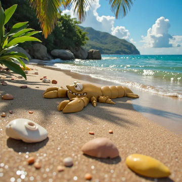 Cute Lobster Wood - Side