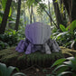 Cyber Crab Silk Midnight Purple - Back