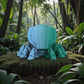 Cyber Crab Silk Sapphire Forest - Back