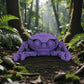 Cyber Crab Silk Starling Purple - Front