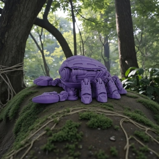 Cyber Crab Silk Starling Purple - Side