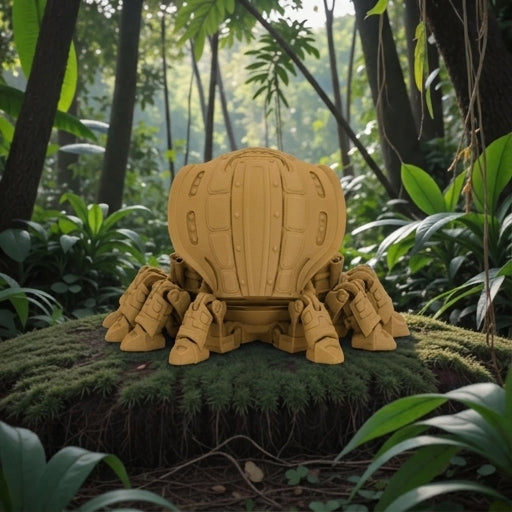 Cyber Crab Wood - Back