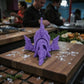 Cyber Fish Silk Starling Purple - Back