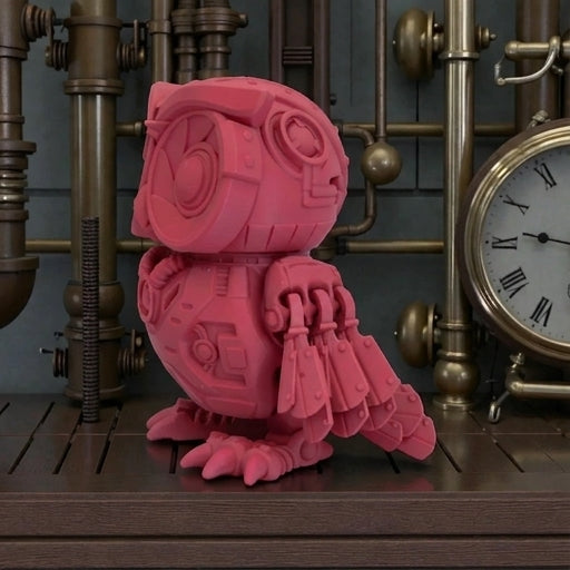Cyber Owl Silk Smokey Wine - Side