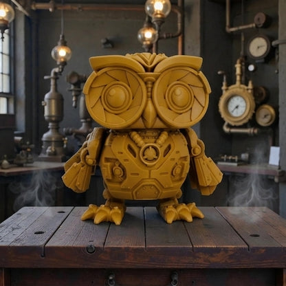 Cyber Owl Wood - Front