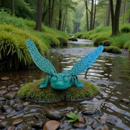 Dragonfly Silk Sapphire Forest - Front