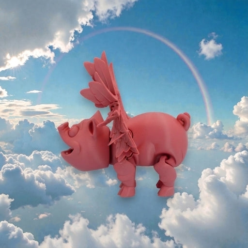 Flying Pig Silk Smokey Wine - Side