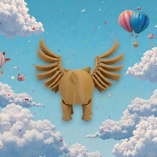 Flying Pig Wood - Back