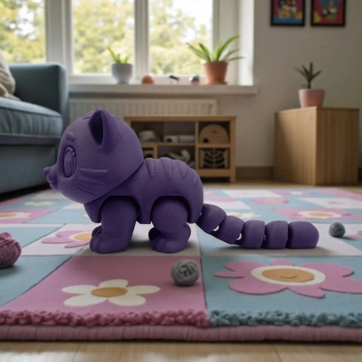 Ginger Cat Silk Midnight Purple - Side