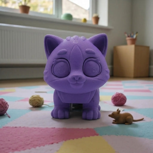 Ginger Cat Silk Starling Purple - Front