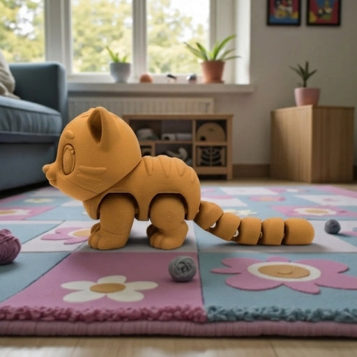 Ginger Cat Silk Tropical Sunset - Side
