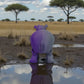Hippo Silk Midnight Purple - Back
