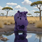 Hippo Silk Midnight Purple - Front