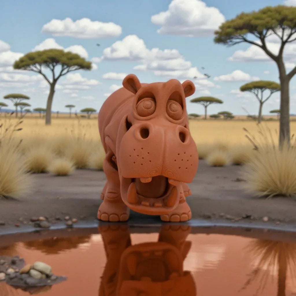 Hippo Silk Red Copper - Front