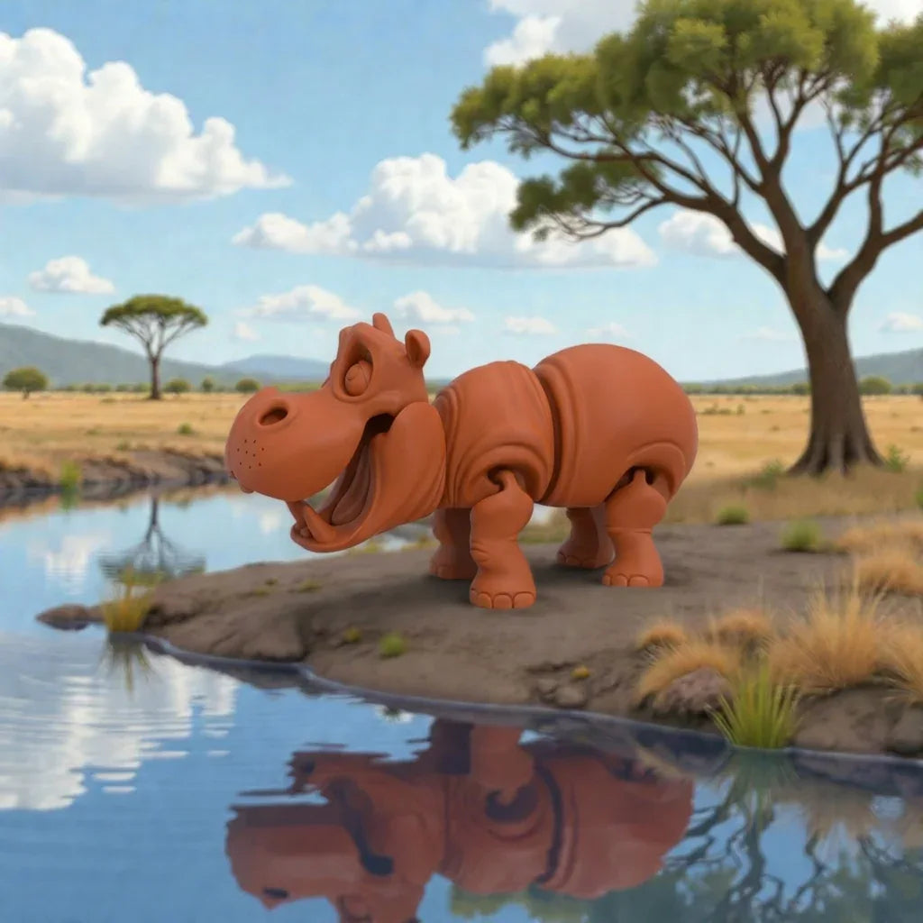 Hippo Silk Red Copper - Side