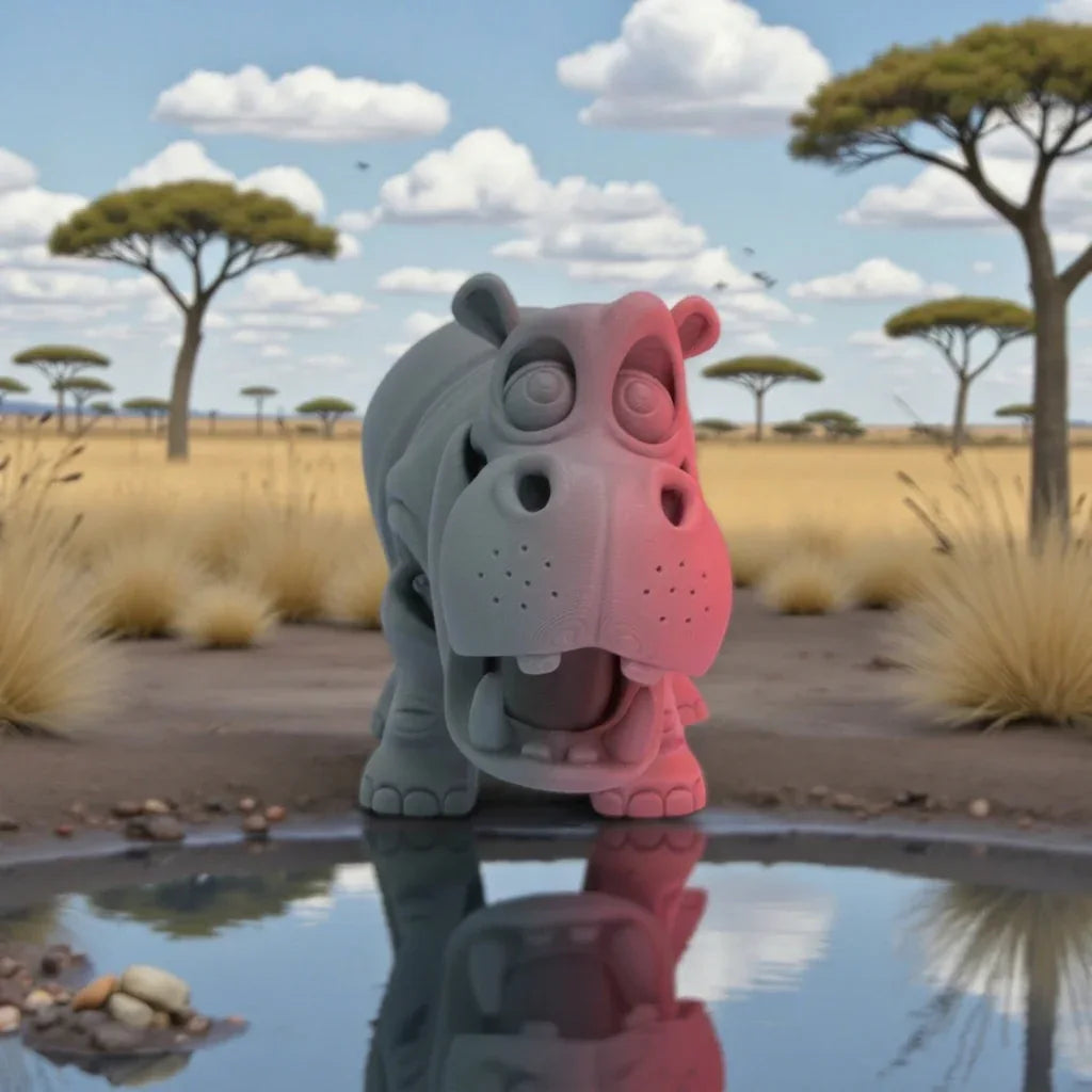Hippo Silk Smokey Wine - Front