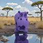 Hippo Silk Starling Purple - Front