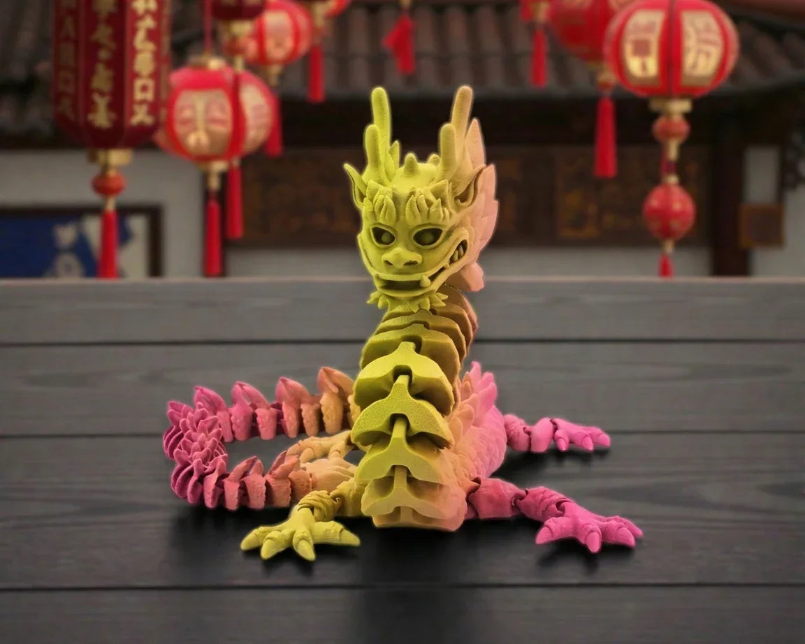 Imperial Dragon Silk Pink Yellow - Front