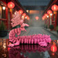 Imperial Dragon Silk Pink Yellow - Side