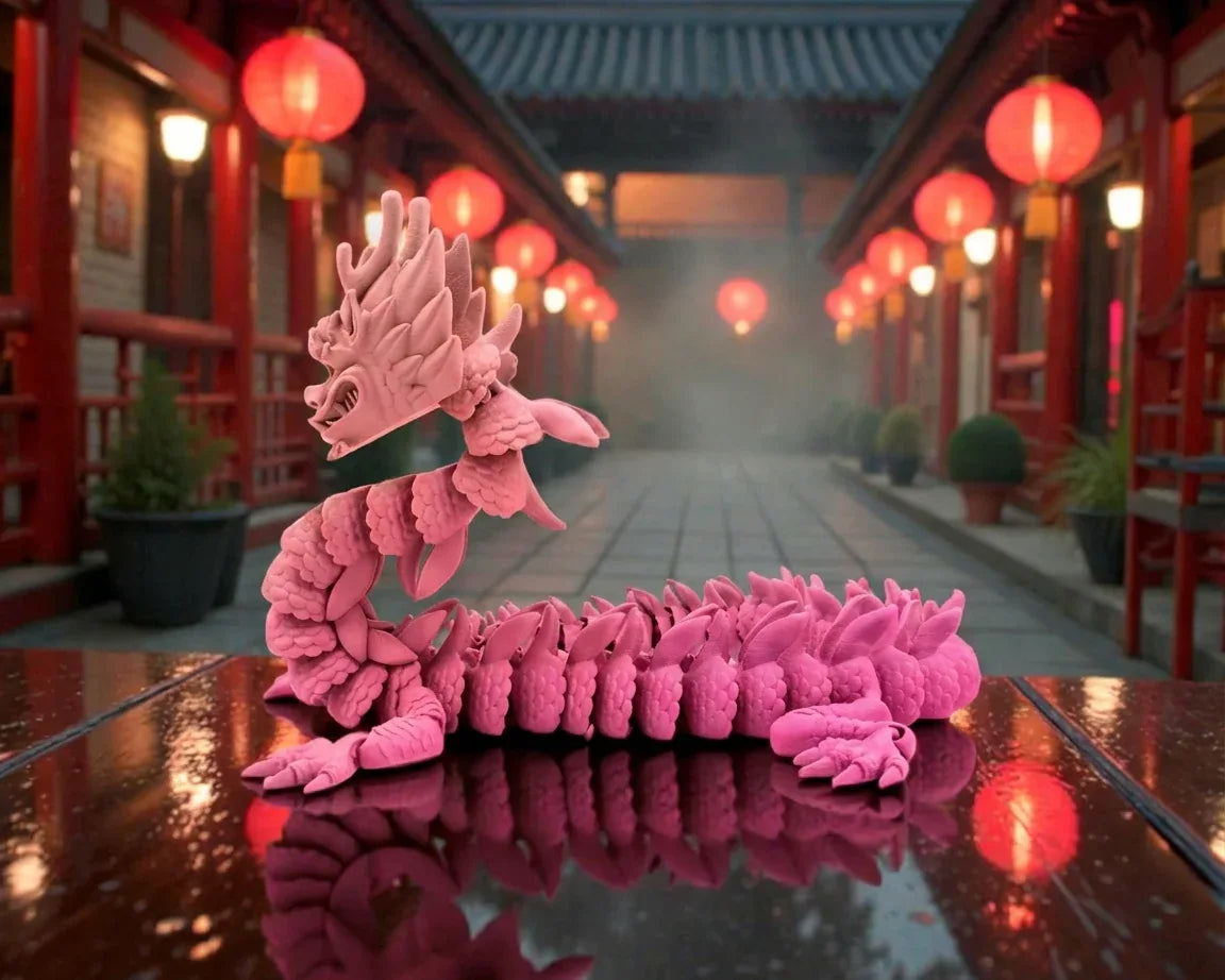 Imperial Dragon Silk Pink Yellow - Side