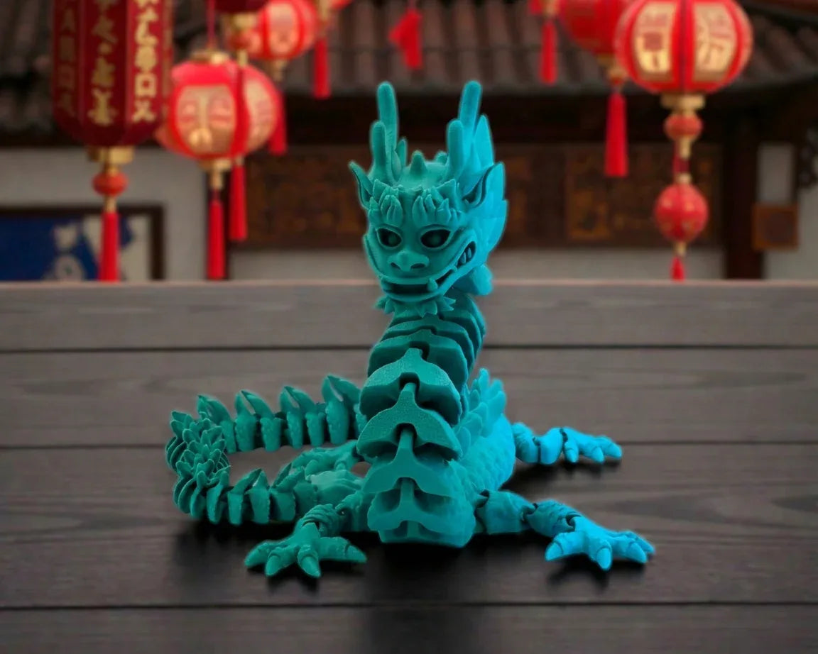 Imperial Dragon Silk Sapphire Forest - Front