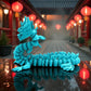 Imperial Dragon Silk Sapphire Forest - Side