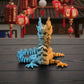 Imperial Dragon Silk Tropical Sunset - Front