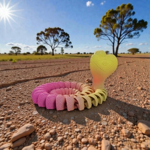 King Cobra Silk Pink Yellow - Back