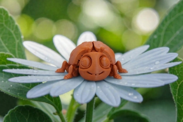 Ladybug Silk Red Copper - Front