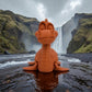 Loch Ness Monster Silk Red Copper - Front